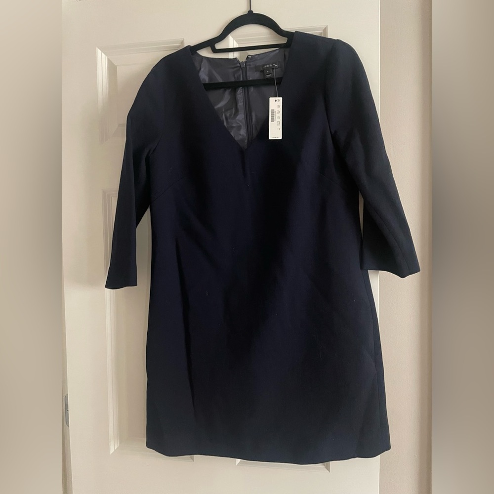 J.Crew Navy Work Dress - Never worn with tags on!
